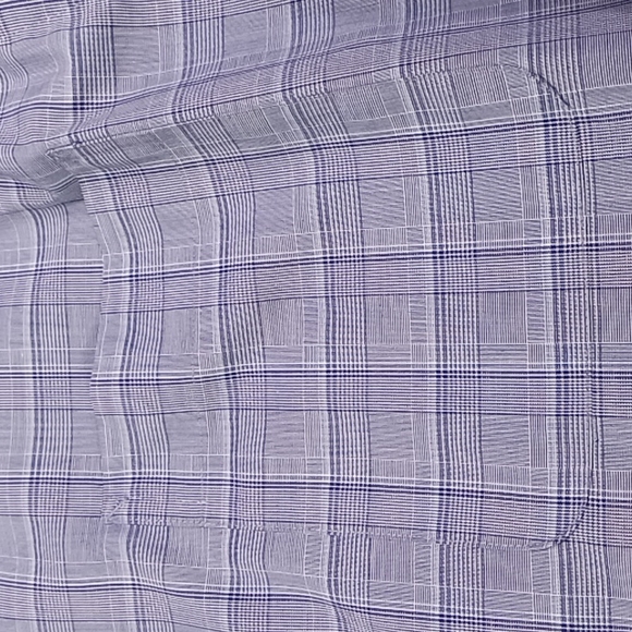 Tommy Hilfiger Blue Plaid Button Up Shirt Men's Size 2XL Wrinkle Free - Picture 7 of 16